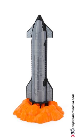 SPACESHIP-XS3 Static Test Flame